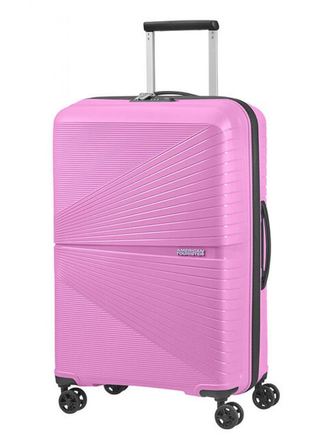 American Tourister Skořepinový cestovní kufr Airconic 67 l – světle růžová