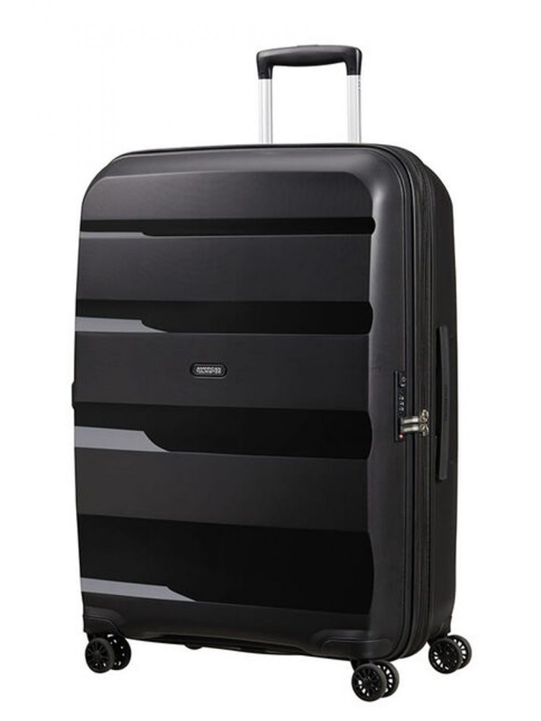 American Tourister Skořepinový cestovní kufr Bon Air DLX L EXP 104 117 l – černá