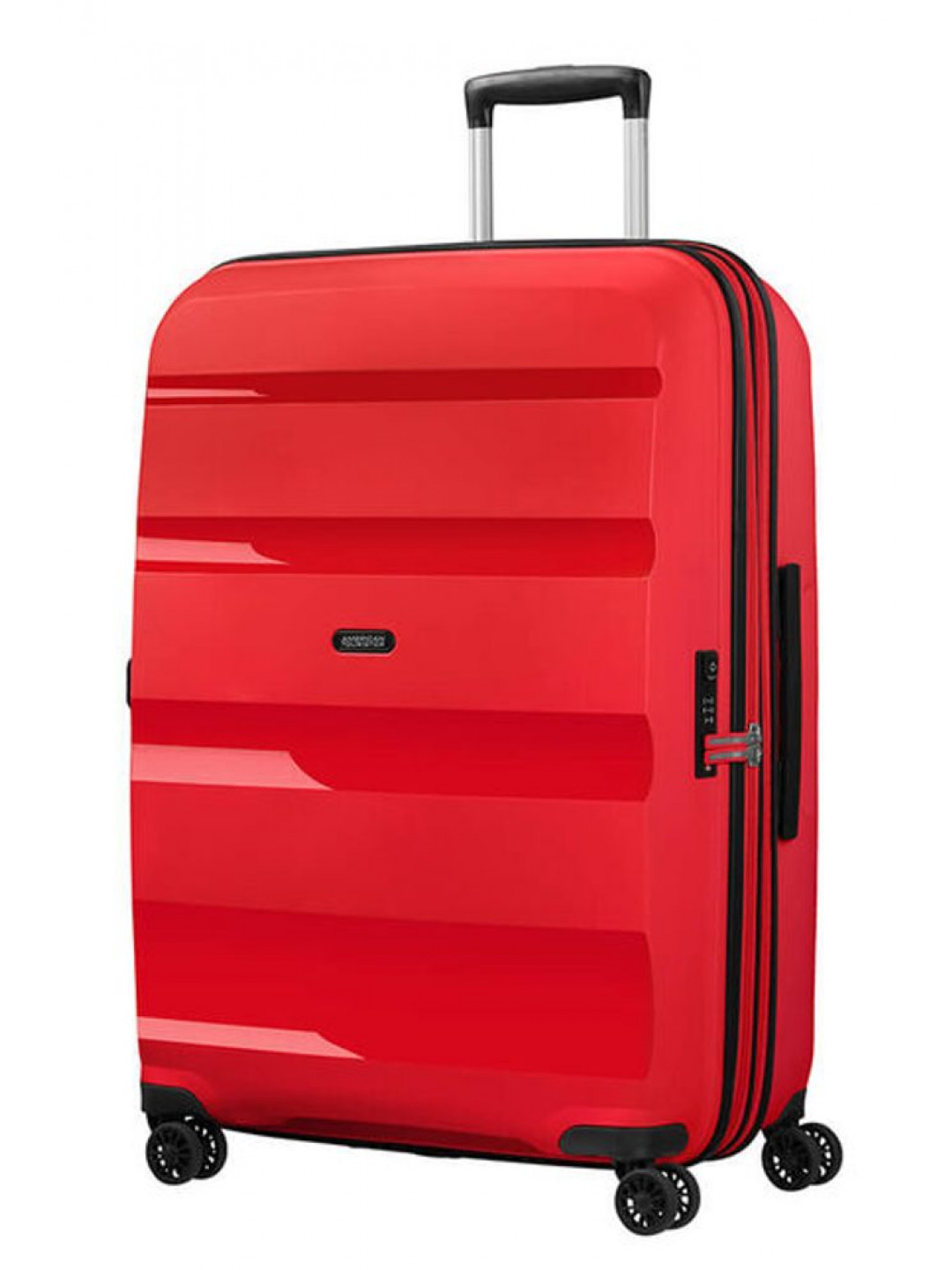 American Tourister Skořepinový cestovní kufr Bon Air DLX L EXP 104 117 l – červená