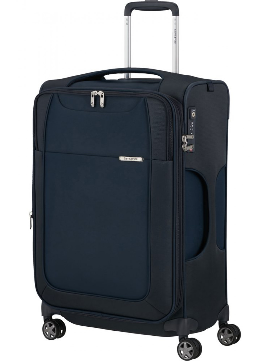 Samsonite Látkový cestovní kufr D Lite EXP 60 65 l – tmavě modrá