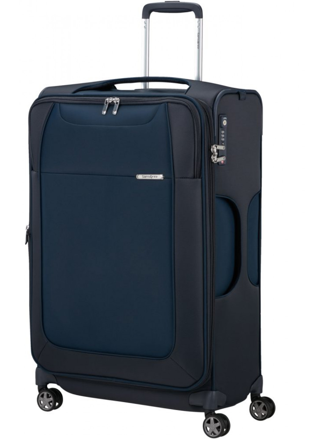 Samsonite Látkový cestovní kufr D Lite EXP 85 91 l – tmavě modrá