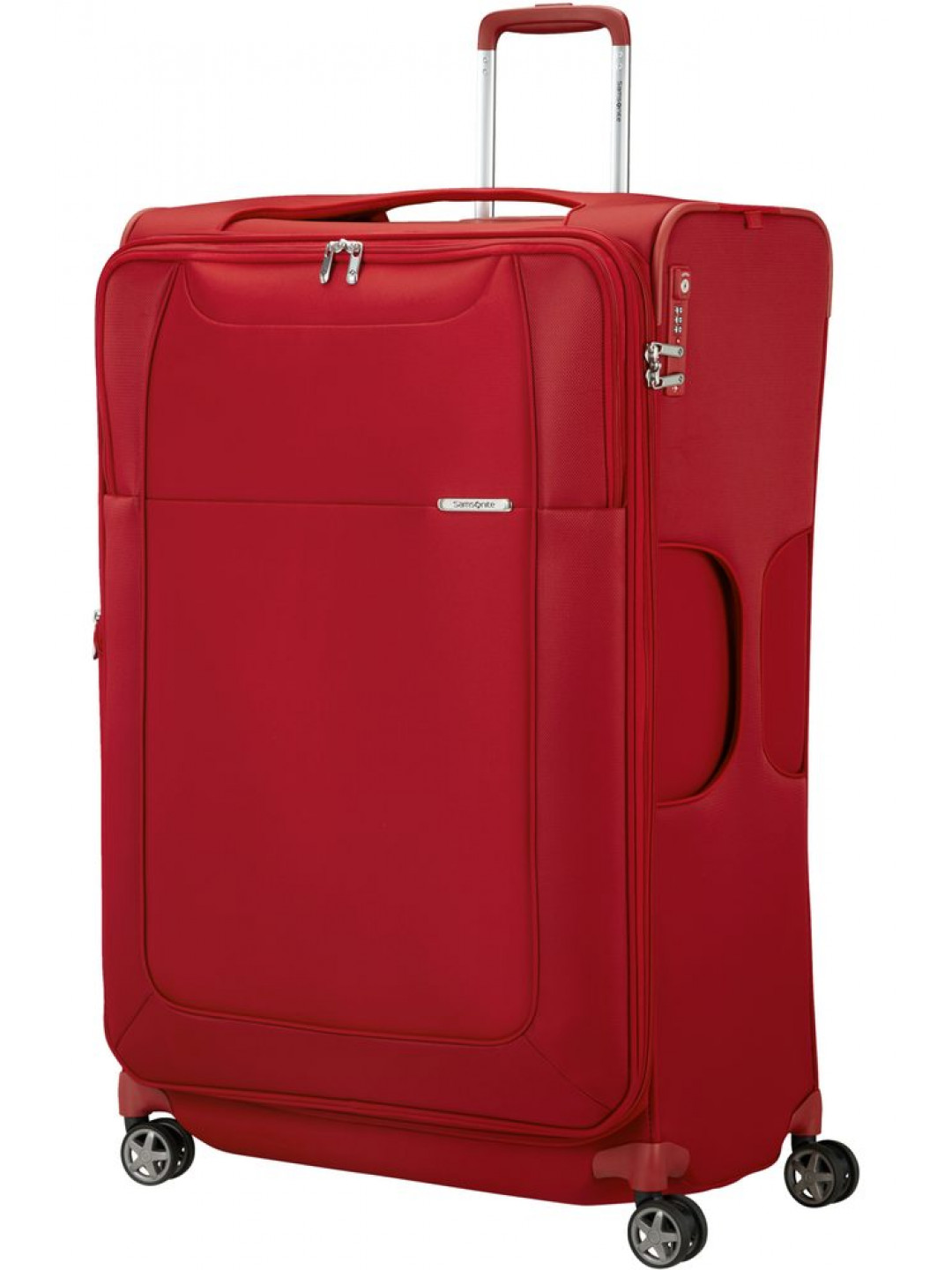 Samsonite Látkový cestovní kufr D Lite EXP 145 155 l – červená