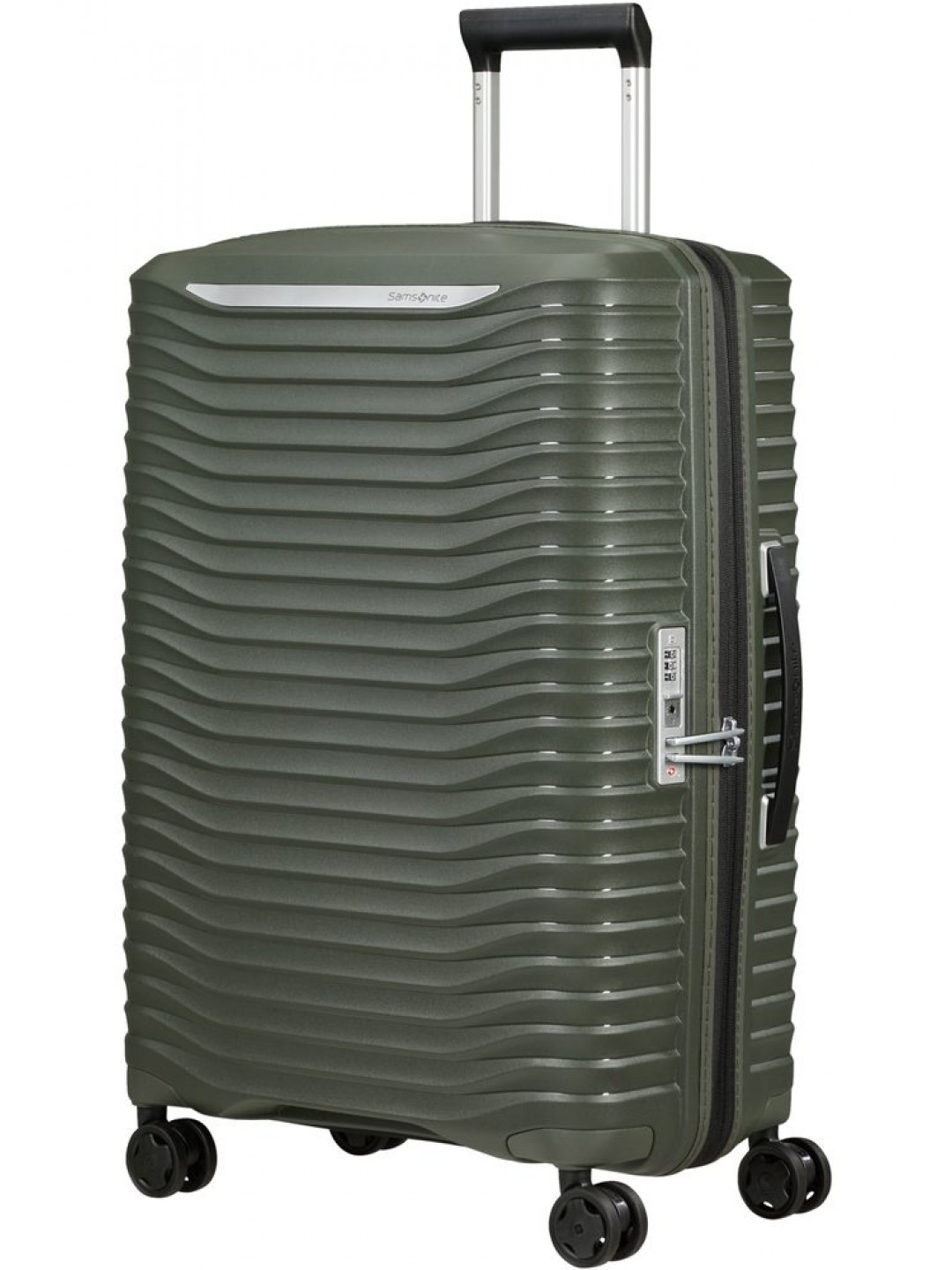 Samsonite Skořepinový cestovní kufr Upscape EXP 75 83 l – zelená