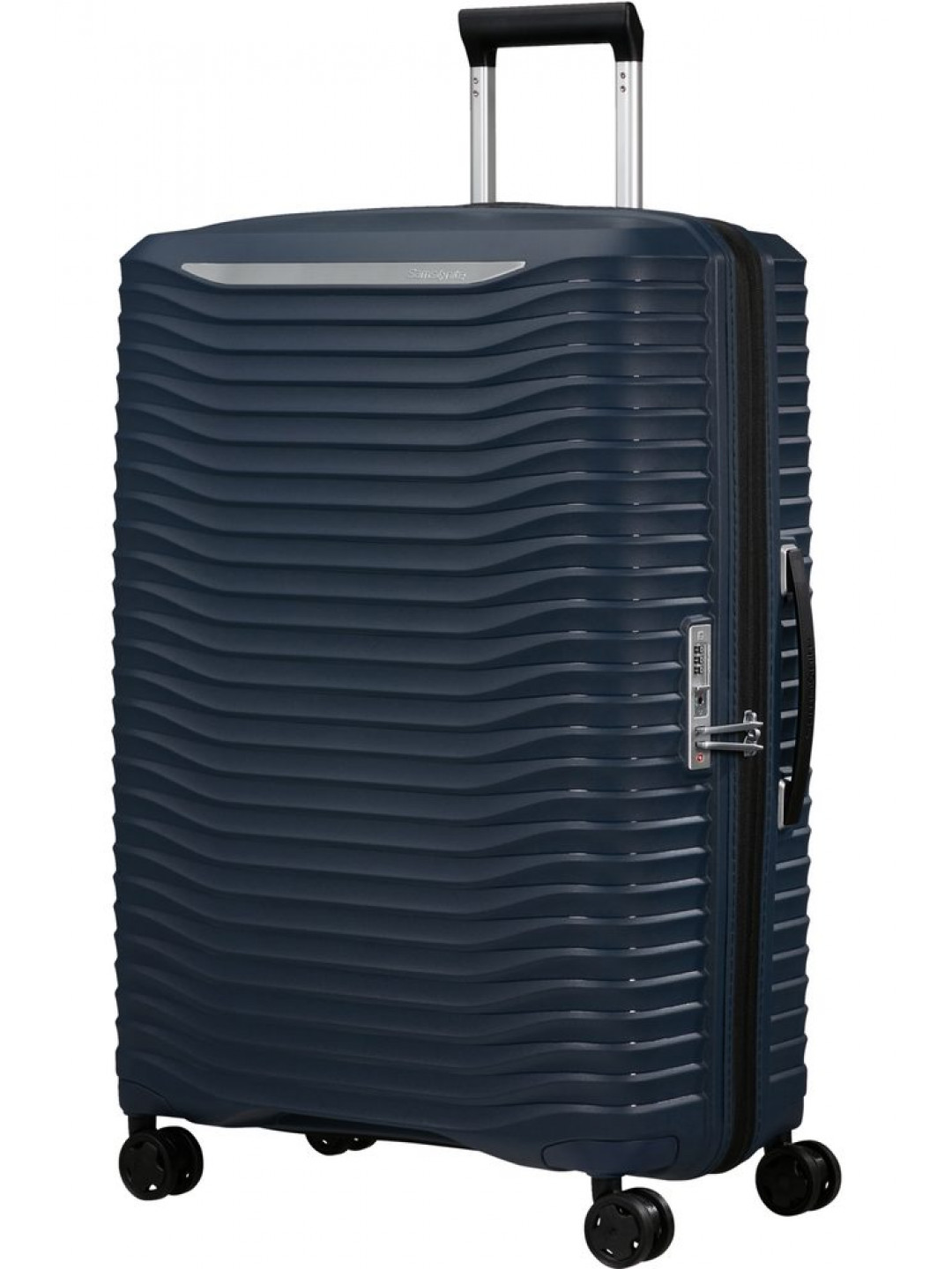 Samsonite Skořepinový cestovní kufr Upscape EXP 104 114 l – tmavě modrá
