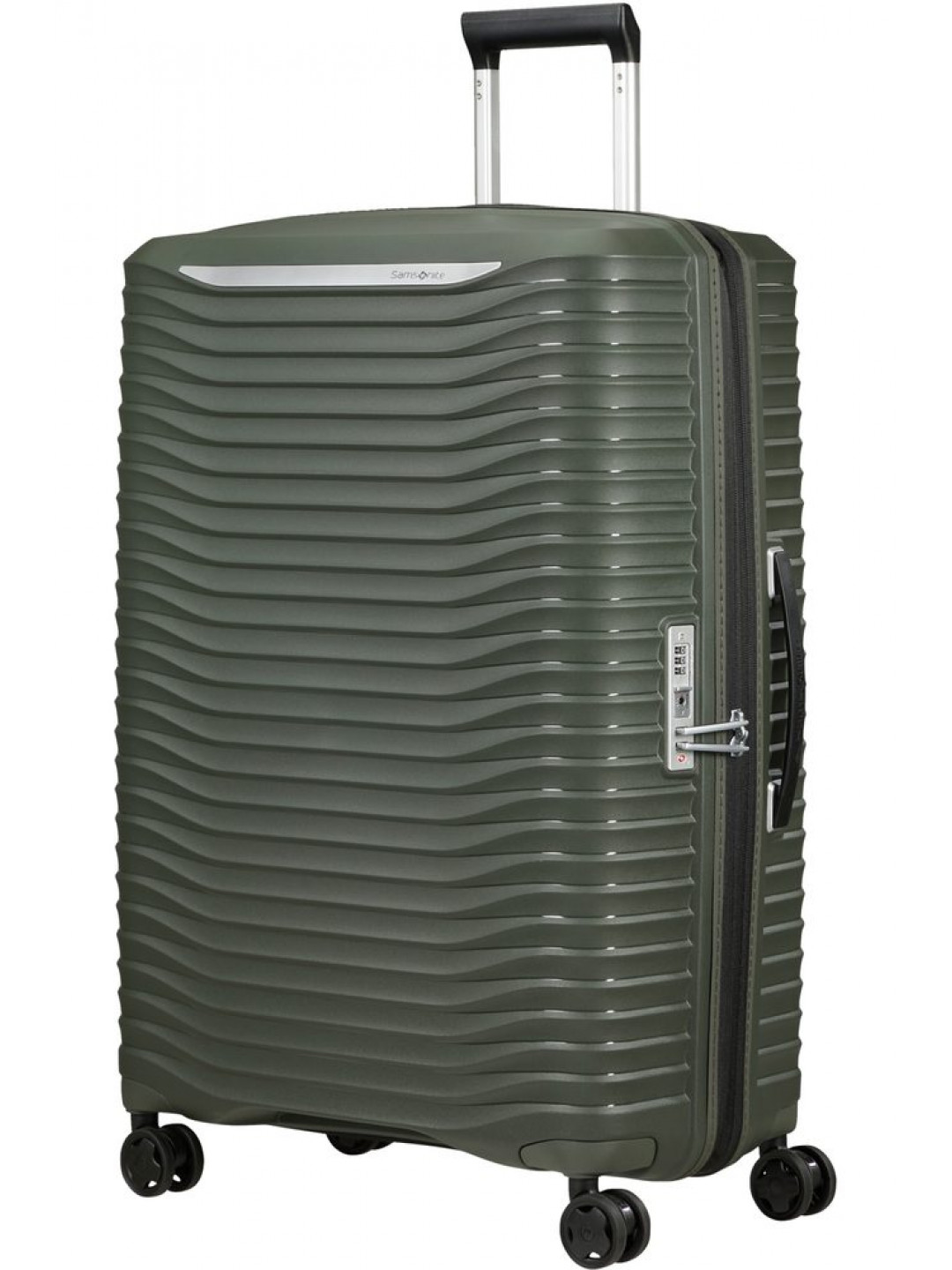 Samsonite Skořepinový cestovní kufr Upscape EXP 104 114 l – zelená