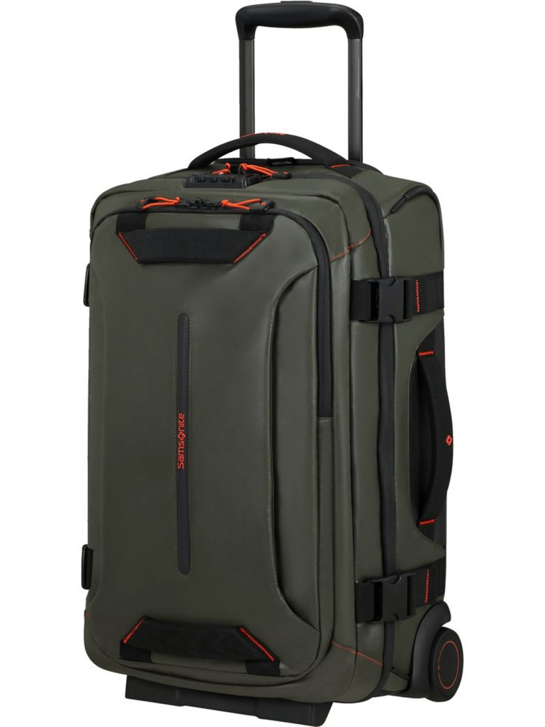 Samsonite Cestovní taška na kolečkách Ecodiver Doubleframe 40 l – tmavě zelená