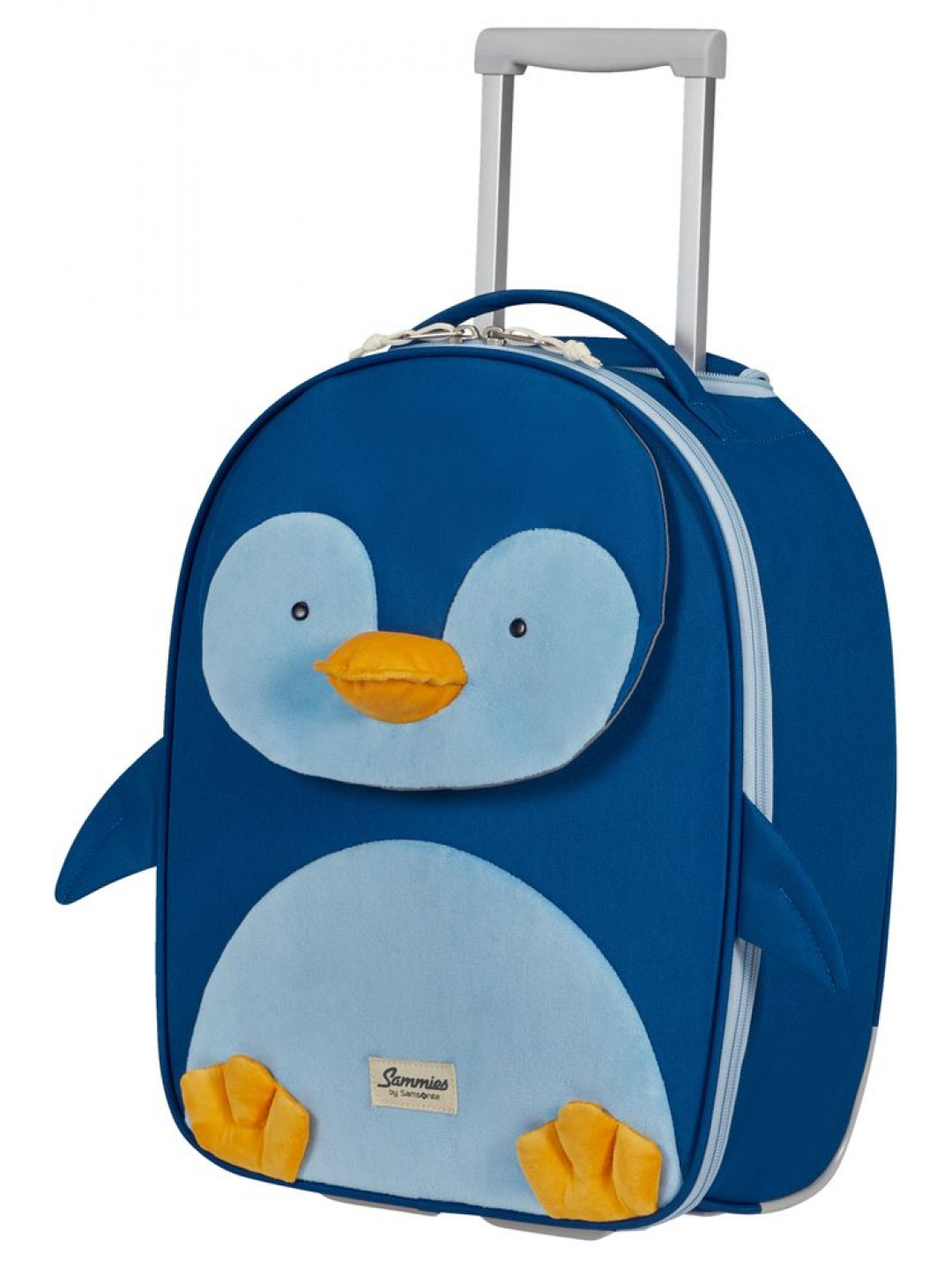 Samsonite Dětský cestovní kufr Happy Sammies Eco Upright Penguin Peter 23 l – modrá