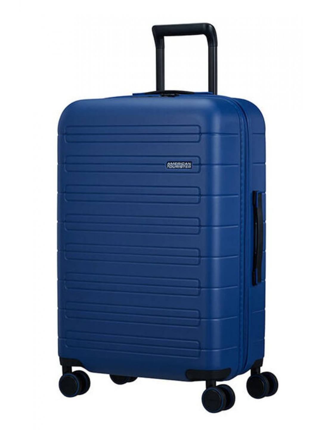 American Tourister Skořepinový cestovní kufr Novastream M EXP 64 73 l – tmavě modrá