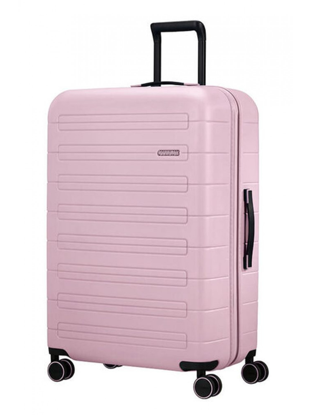 American Tourister Skořepinový cestovní kufr Novastream L EXP 103 121 l – růžová