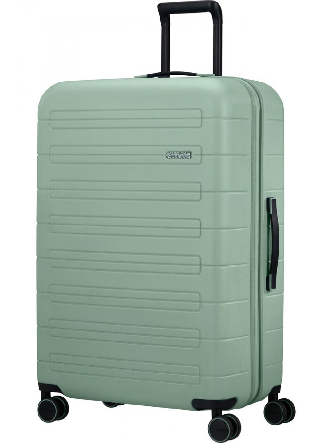 American Tourister Skořepinový cestovní kufr Novastream L EXP 103 121 l – světle zelená