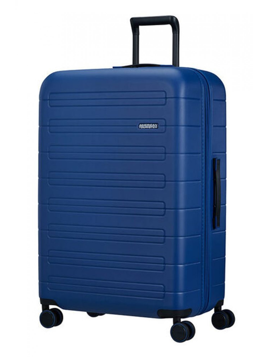 American Tourister Skořepinový cestovní kufr Novastream L EXP 103 121 l – tmavě modrá