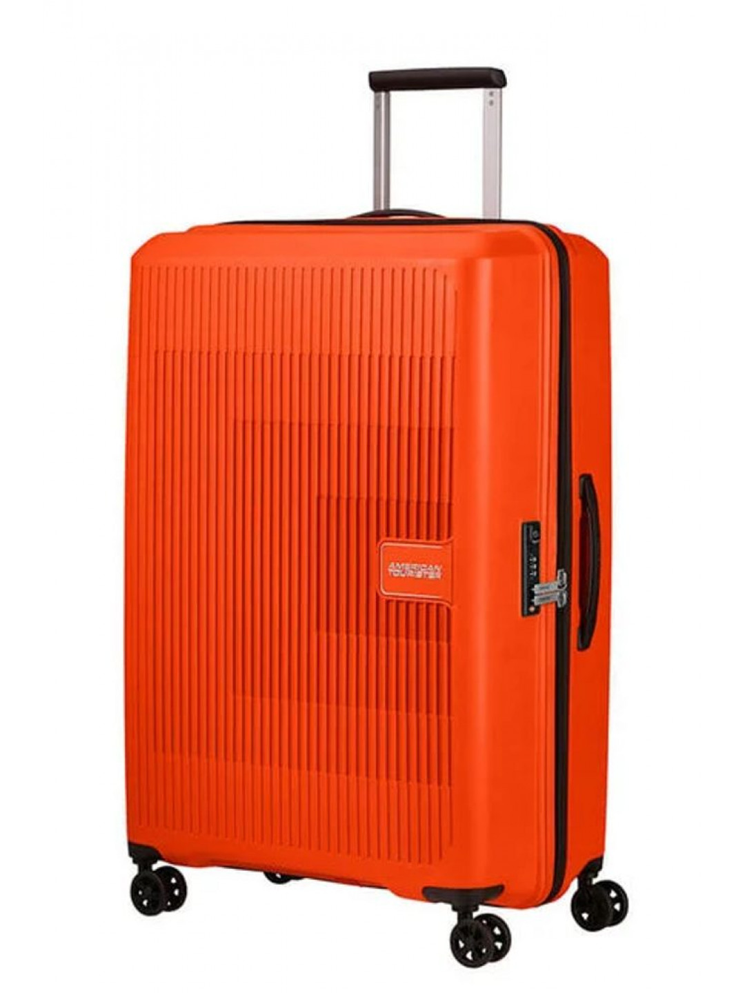 American Tourister Skořepinový cestovní kufr Aerostep L EXP 101 5 109 l – oranžová