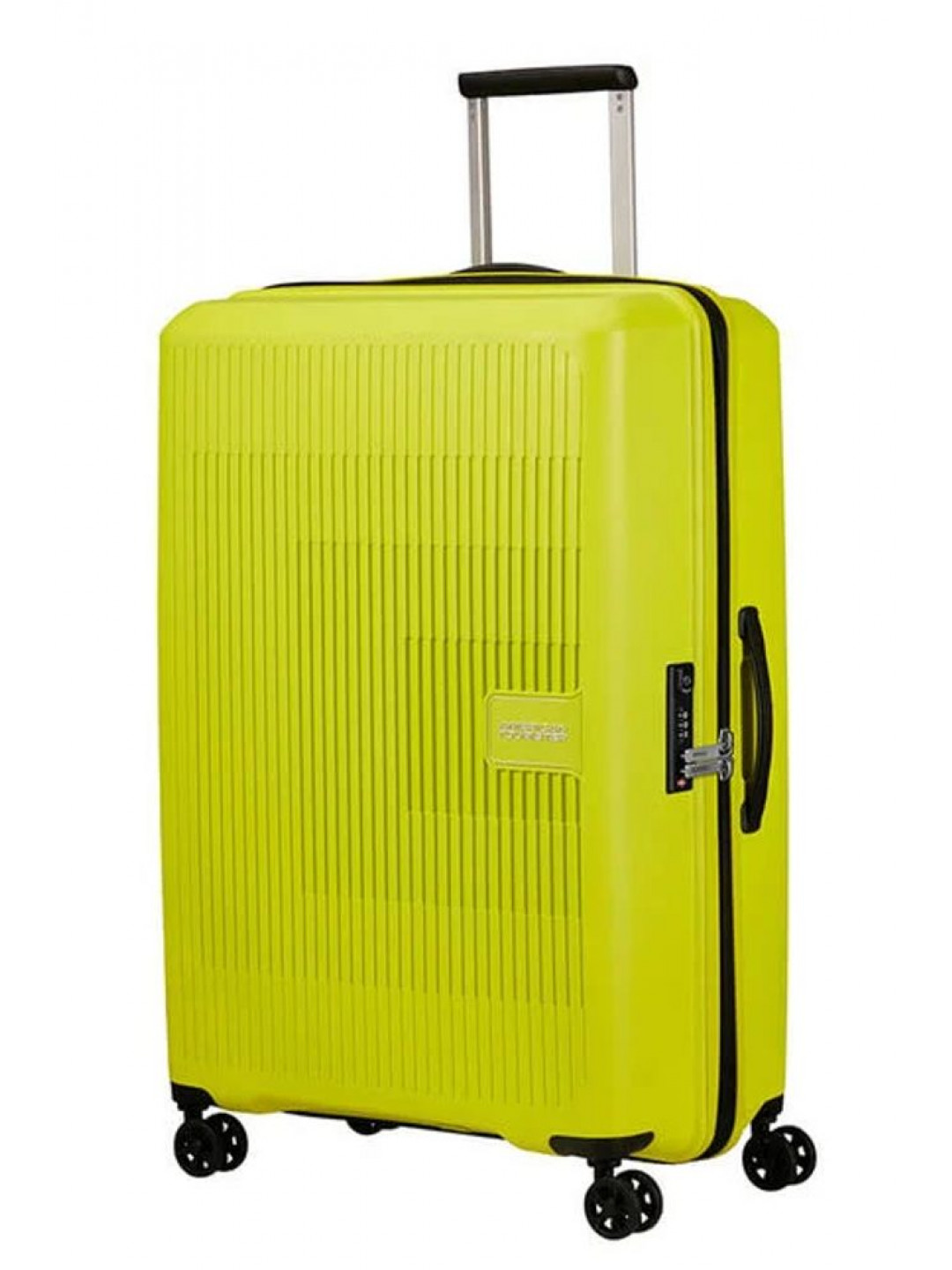American Tourister Skořepinový cestovní kufr Aerostep L EXP 101 5 109 l – světle zelená