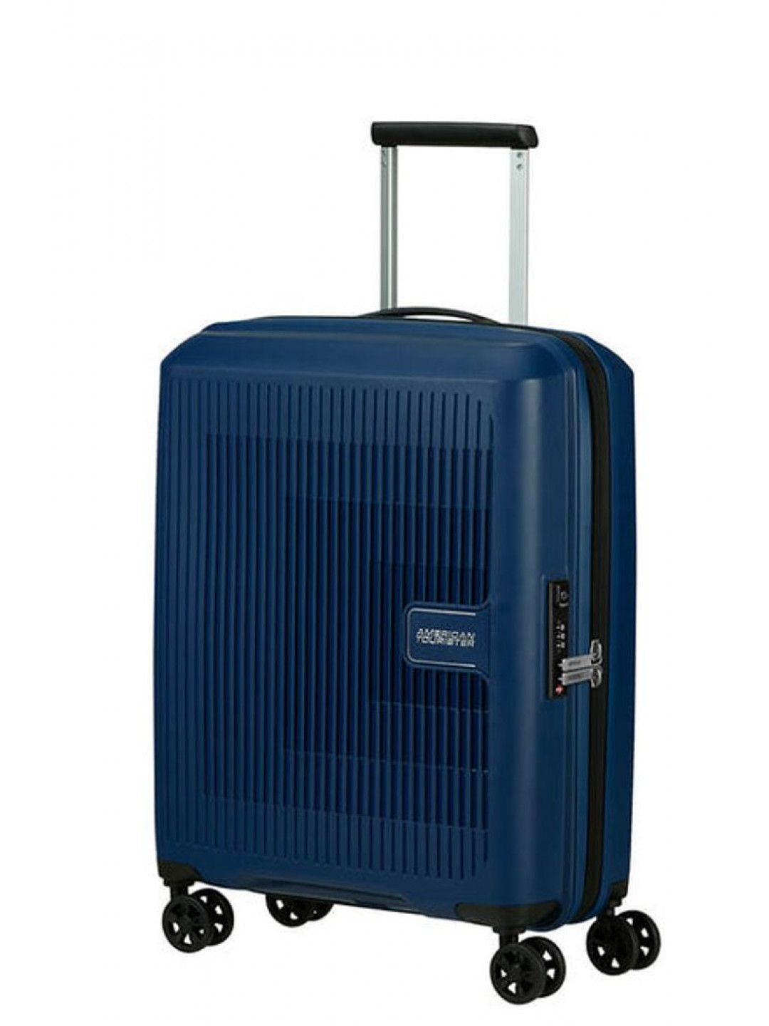 American Tourister Kabinový cestovní kufr Aerostep S EXP 36 40 l – tmavě modrá