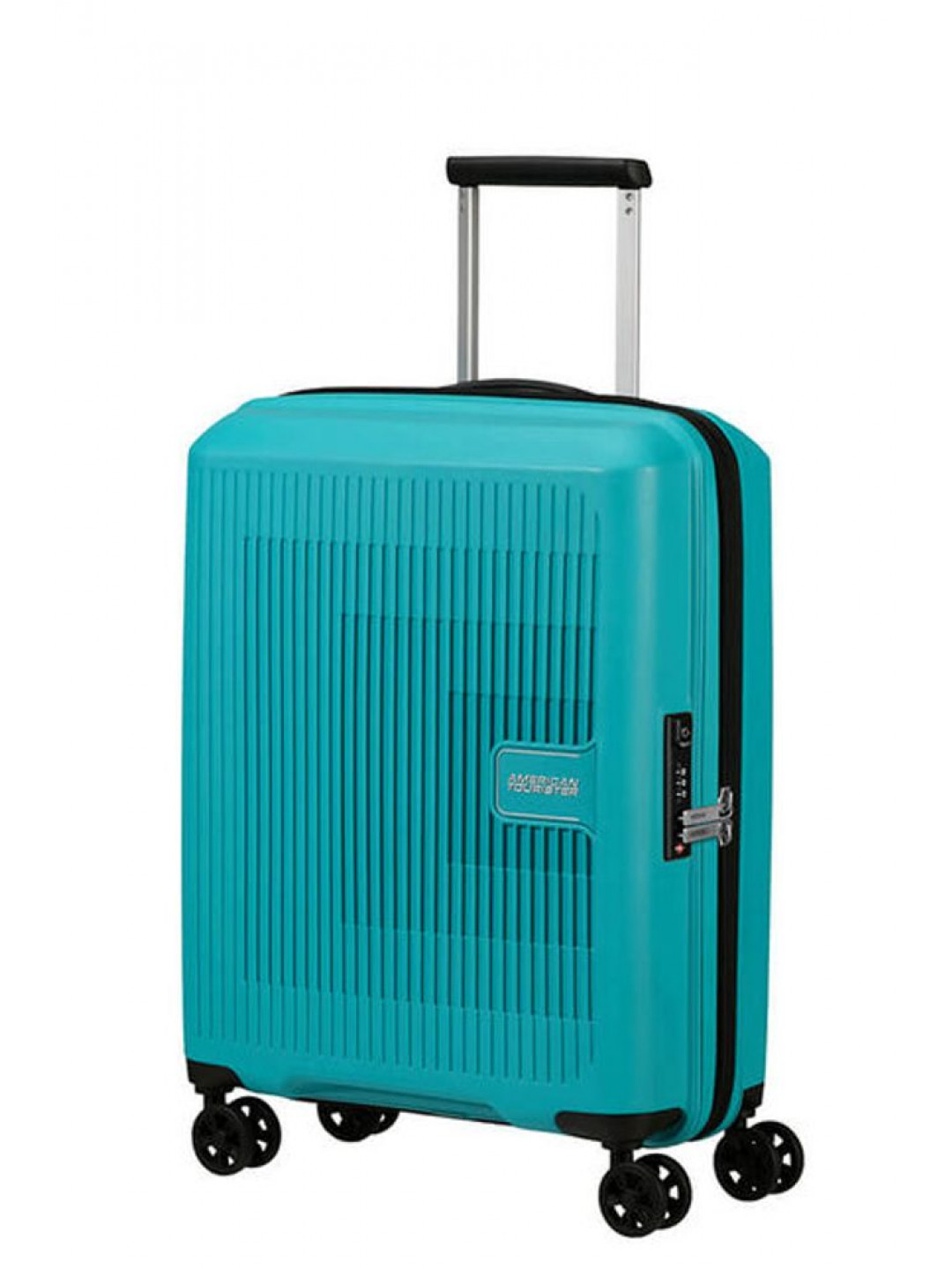 American Tourister Kabinový cestovní kufr Aerostep S EXP 36 40 l – tyrkysová