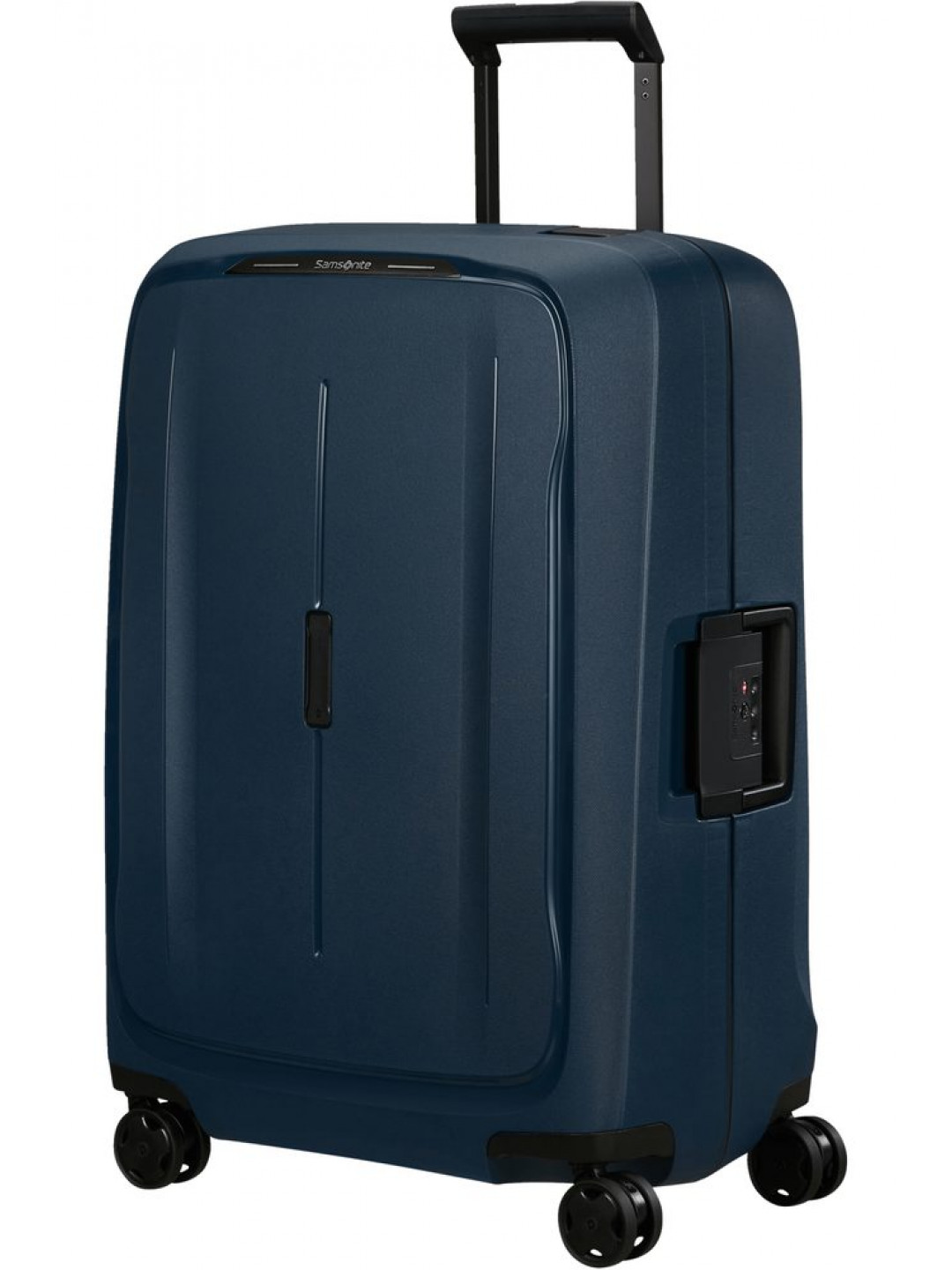 Samsonite Skořepinový cestovní kufr Essens M 88 l – tmavě modrá