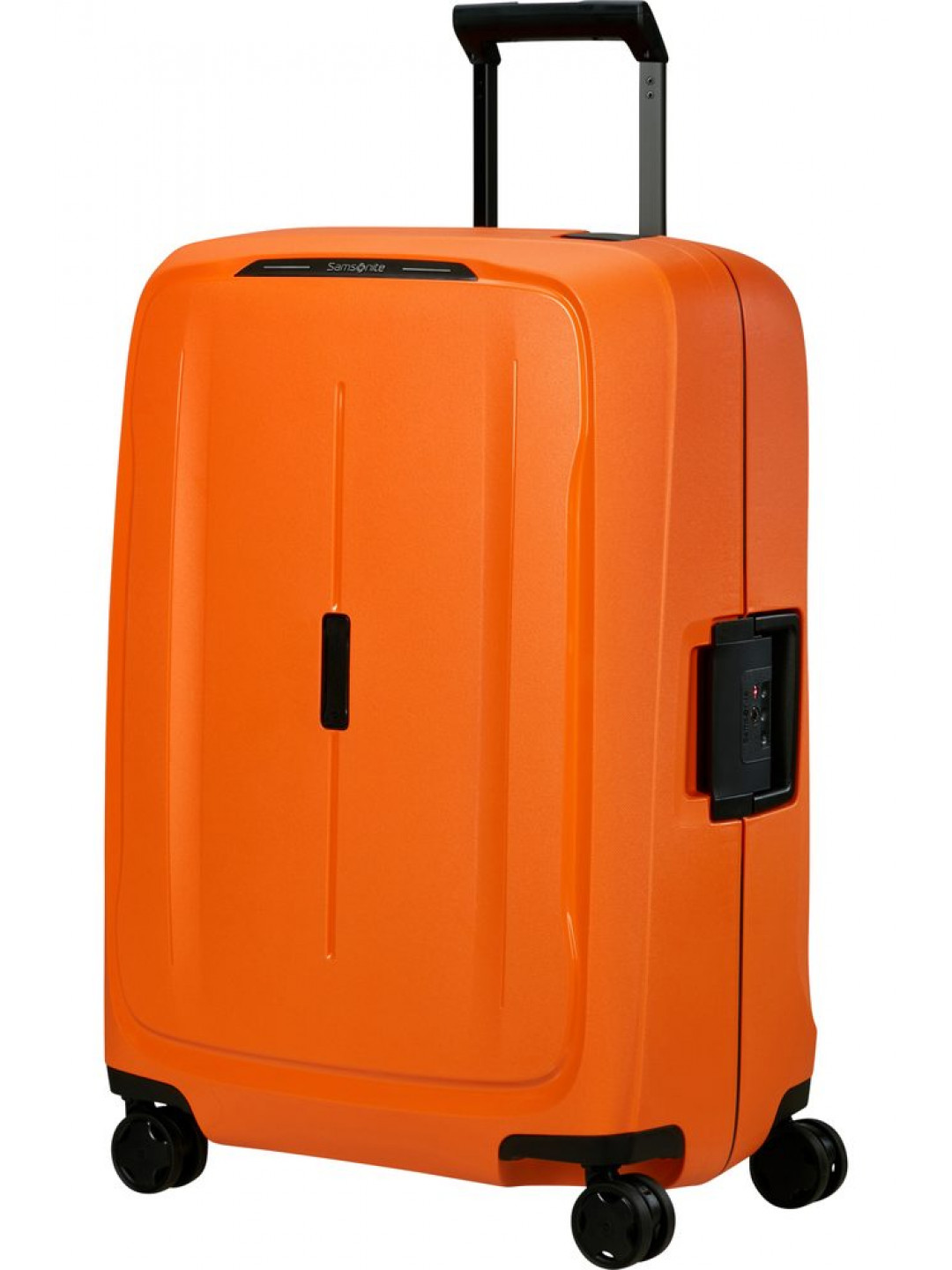 Samsonite Skořepinový cestovní kufr Essens M 88 l – oranžová