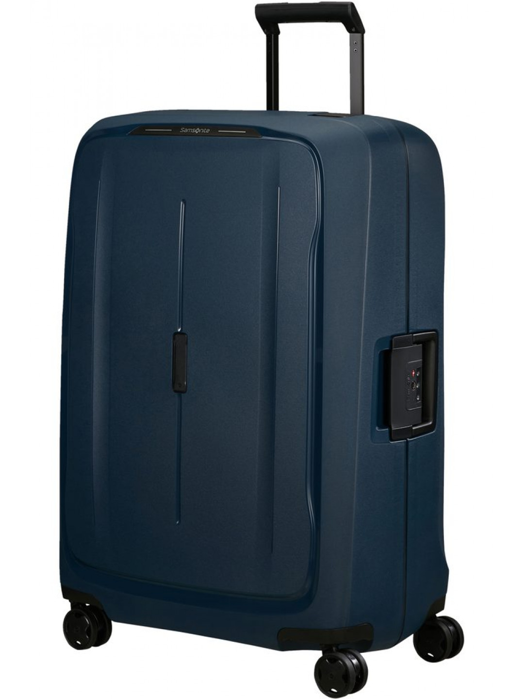 Samsonite Skořepinový cestovní kufr Essens L 111 l – tmavě modrá