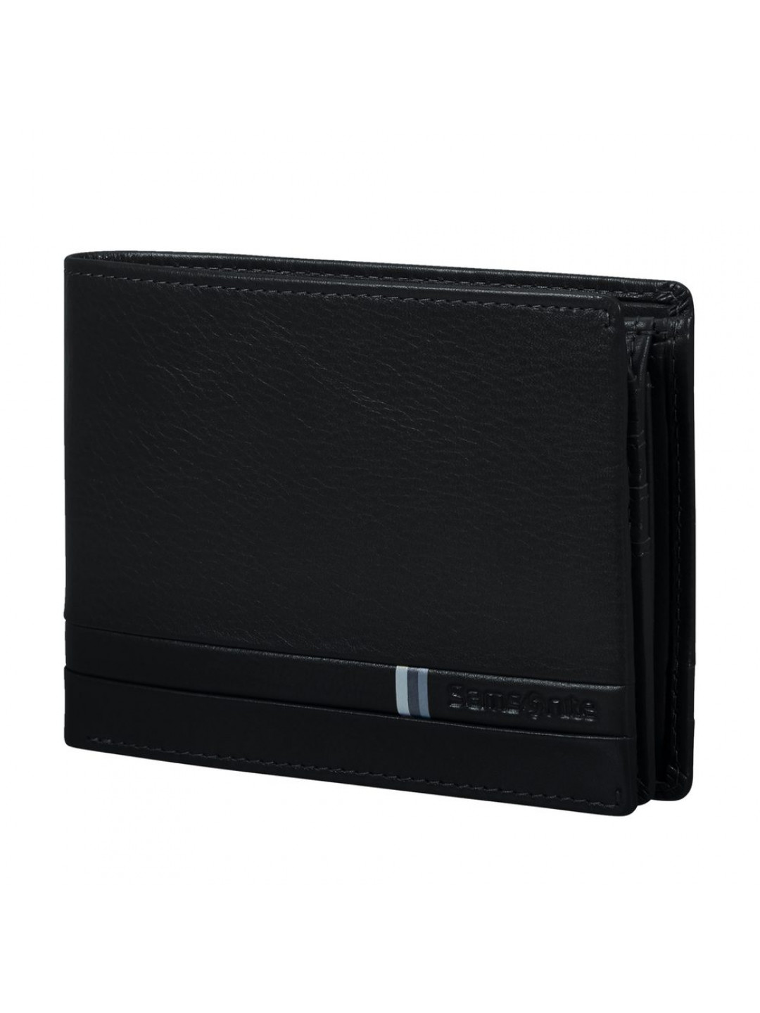 Samsonite Pánská kožená peněženka Flagged SLG 047 – černá