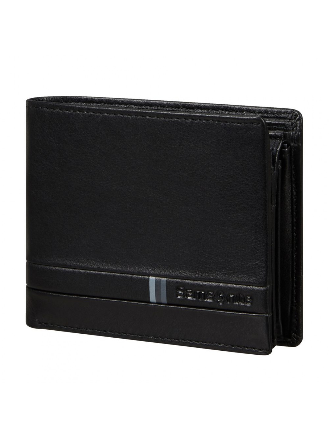 Samsonite Pánská kožená peněženka Flagged SLG 046 – černá