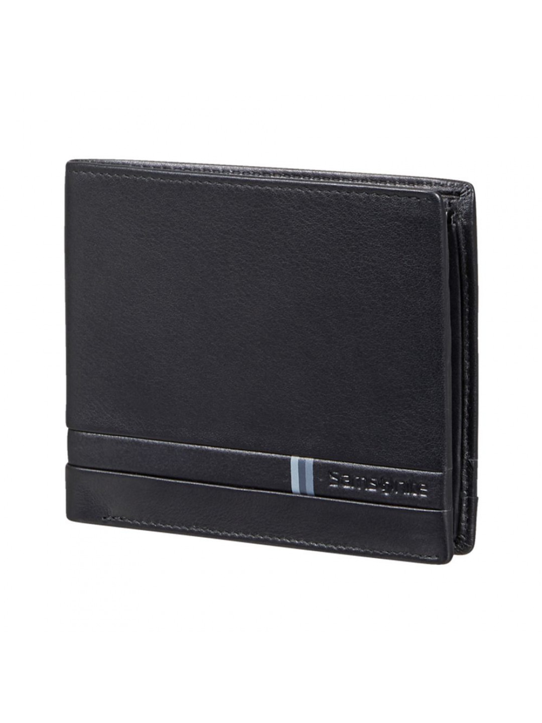 Samsonite Pánská kožená peněženka Flagged SLG 015 – černá