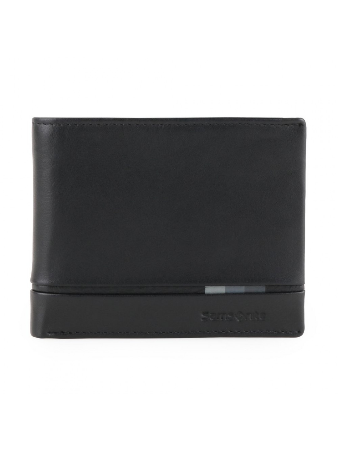 Samsonite Pánská kožená peněženka Flagged 2 0 046 – černá
