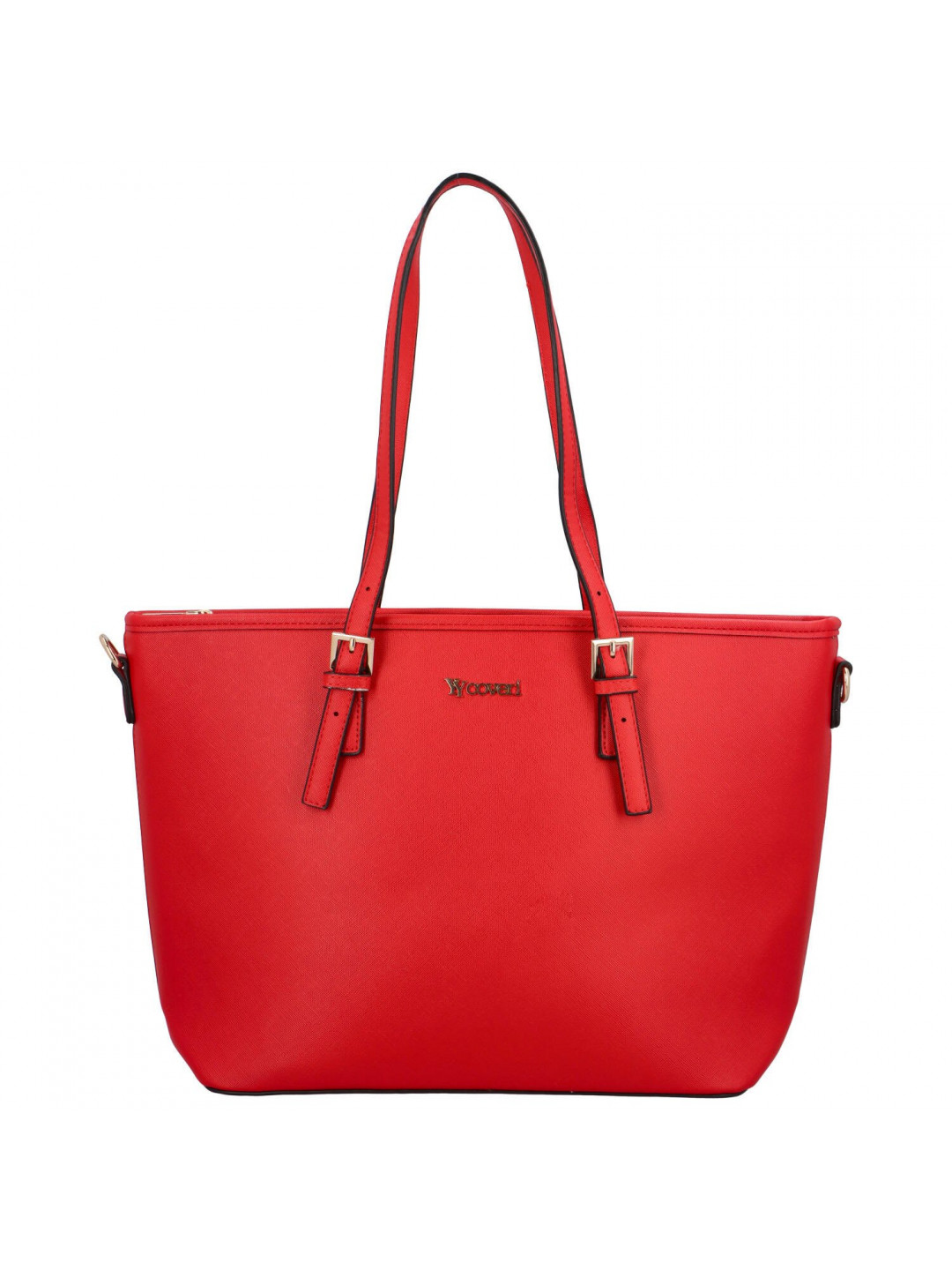 Dámská kabelka přes rameno červená – Coveri Juisse