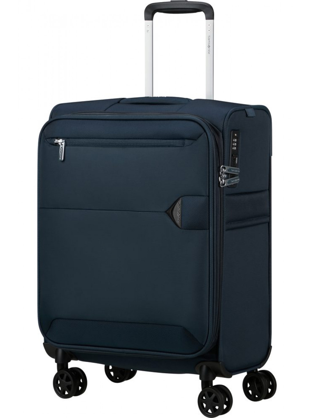Samsonite Kabinový cestovní kufr Urbify S EXP 39 46 l – tmavě modrá