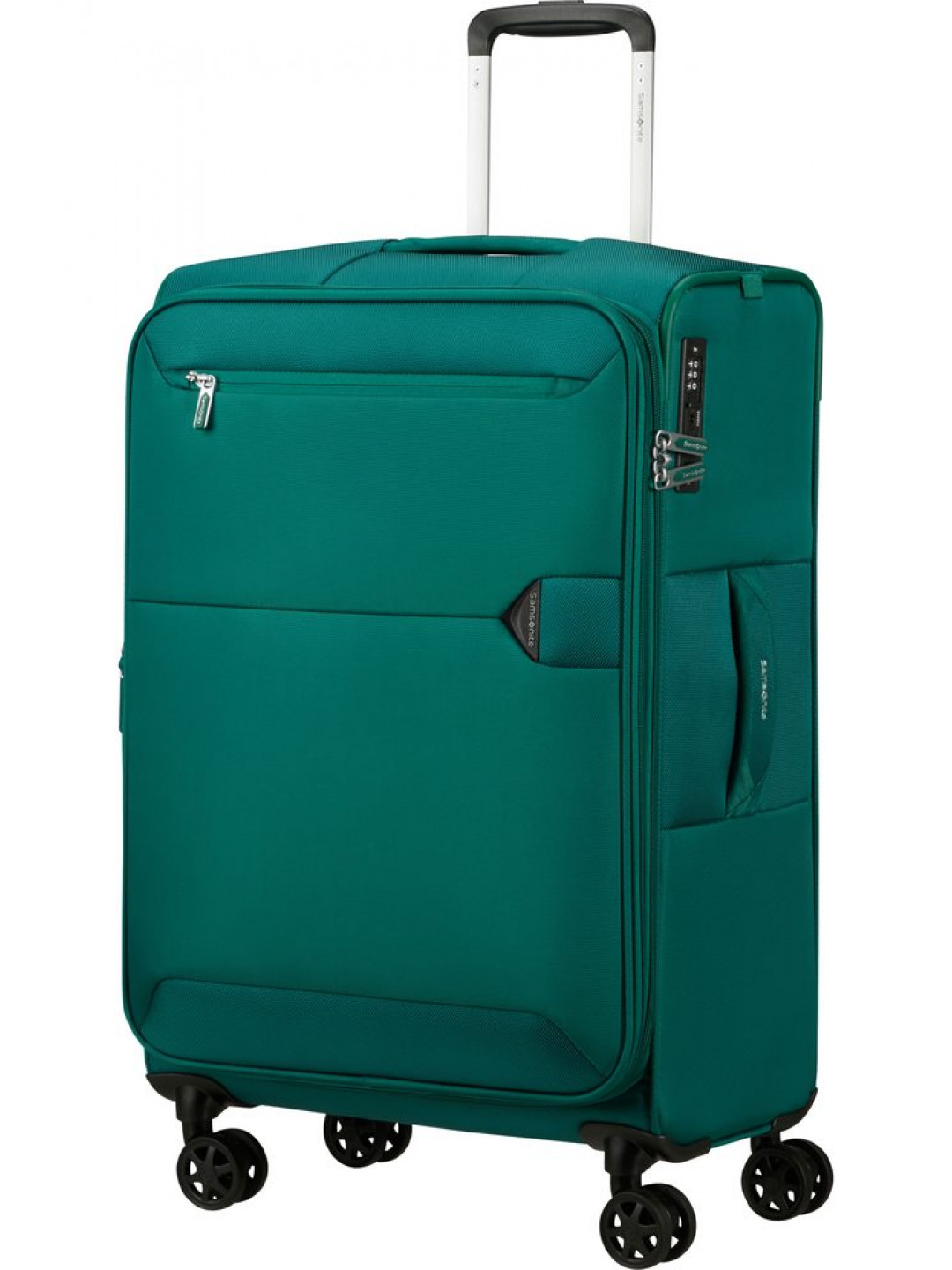 Samsonite Látkový cestovní kufr Urbify M EXP 68 76 l – zelená
