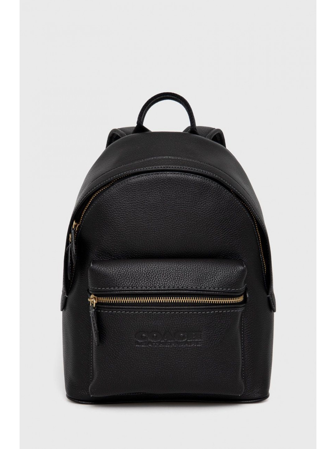 Kožený batoh Coach Charter Backpack 24 dámský černá barva malý hladký