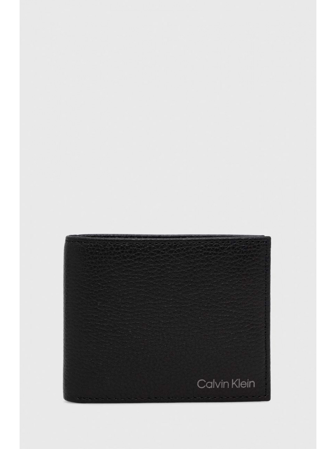 Kožená peněženka Calvin Klein černá barva K50K509994