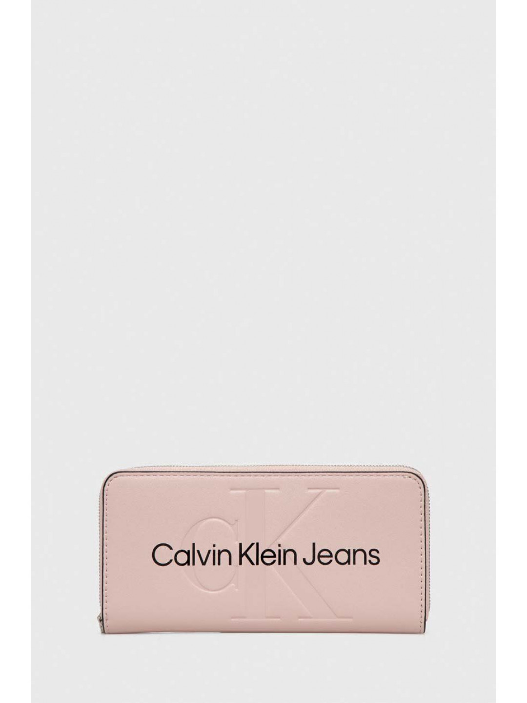 Peněženka Calvin Klein Jeans černá barva K60K607634