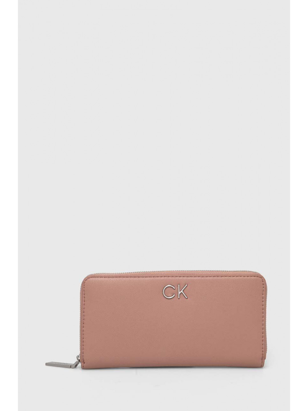 Peněženka Calvin Klein růžová barva
