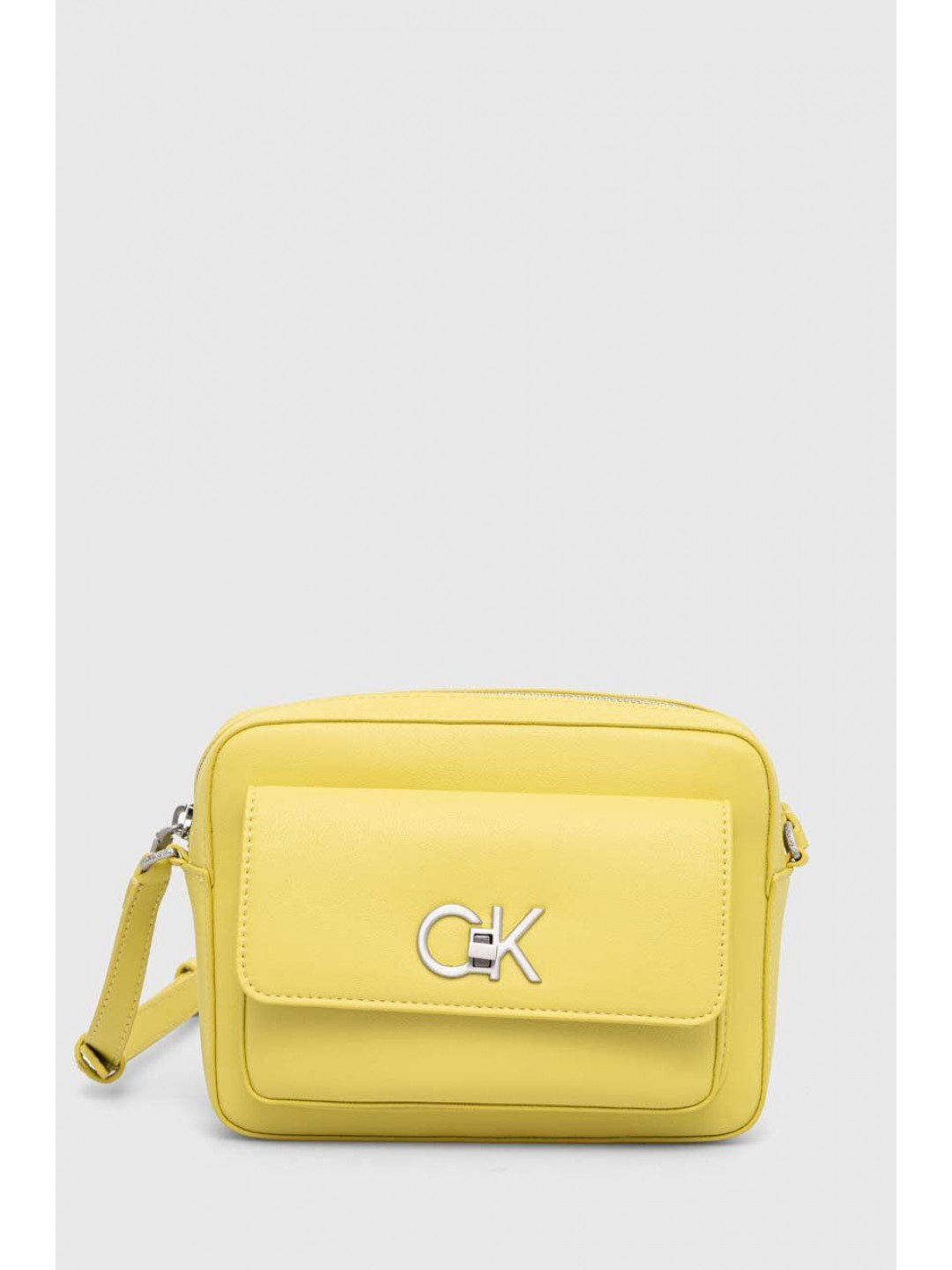 Kabelka Calvin Klein žlutá barva K60K611083