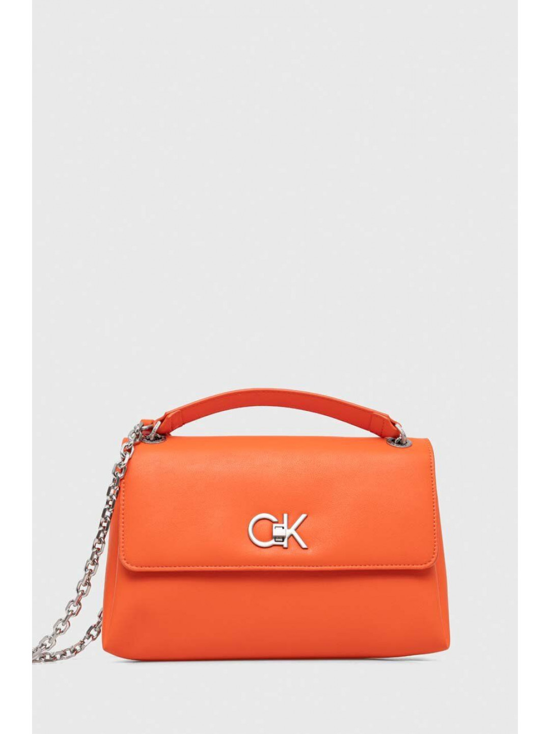 Kabelka Calvin Klein oranžová barva K60K611084