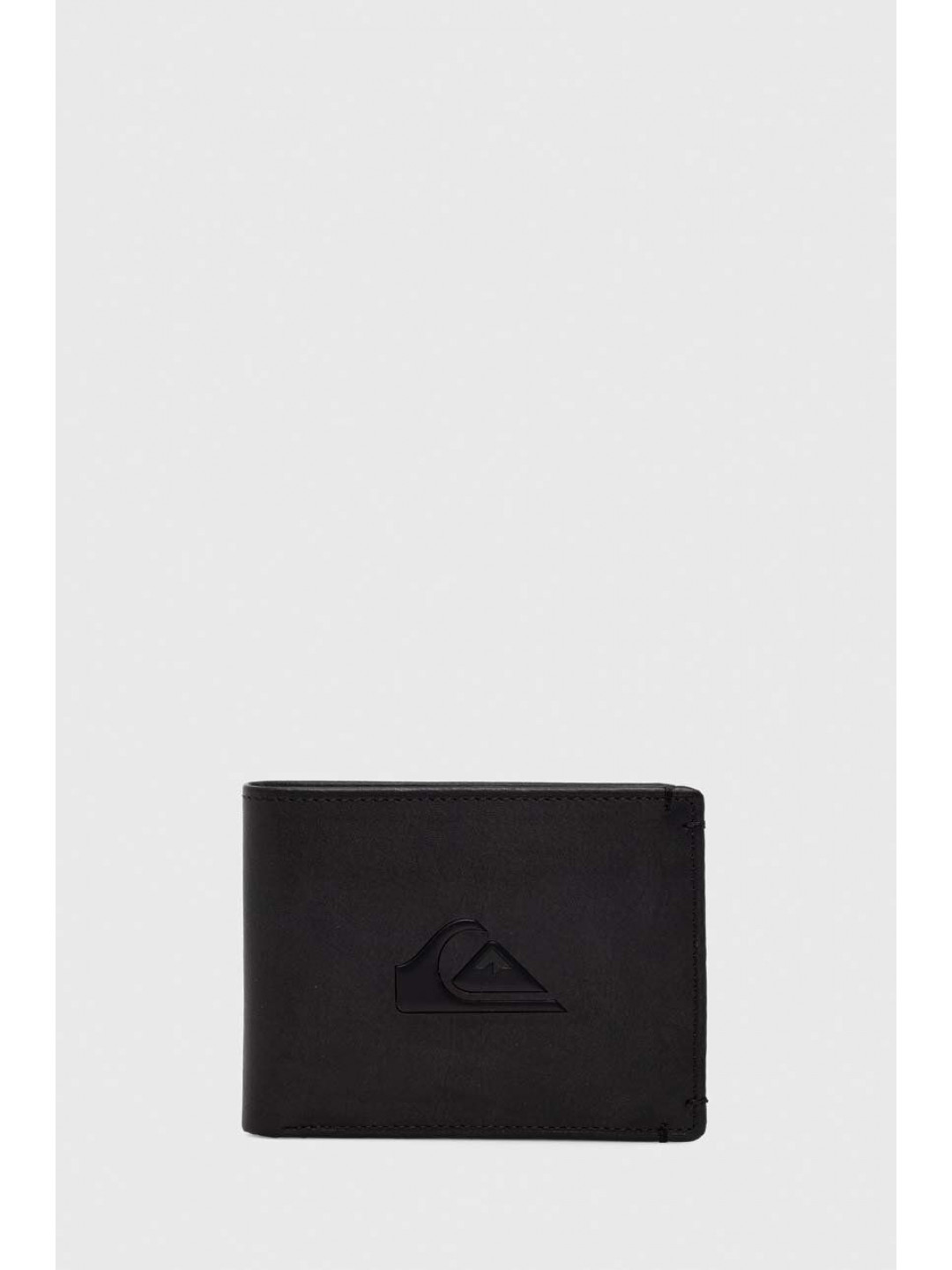 Kožená peněženka Quiksilver černá barva