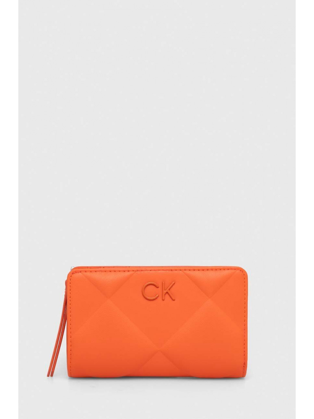 Peněženka Calvin Klein oranžová barva K60K611374