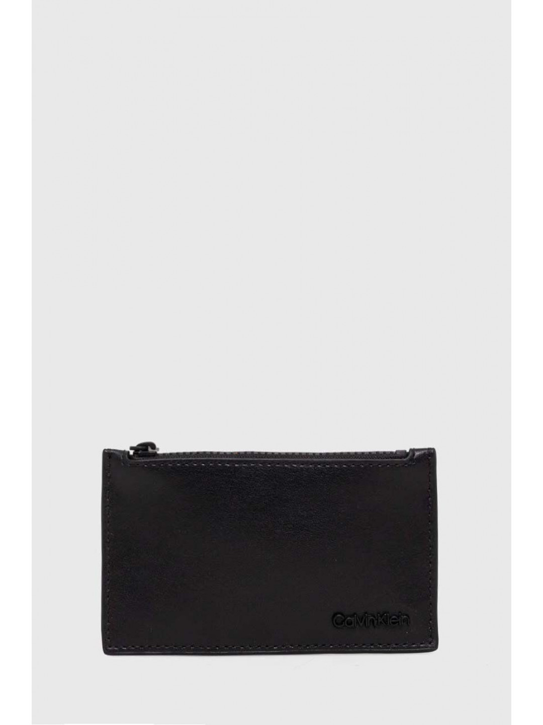 Kožená peněženka Calvin Klein černá barva K50K511267
