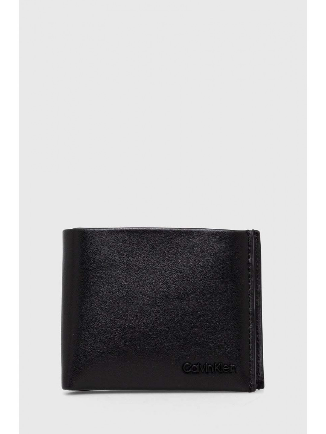 Kožená peněženka Calvin Klein černá barva K50K511276