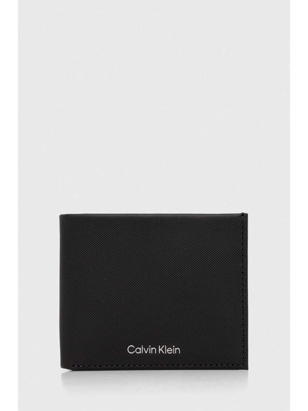 Kožená peněženka Calvin Klein černá barva K50K511383