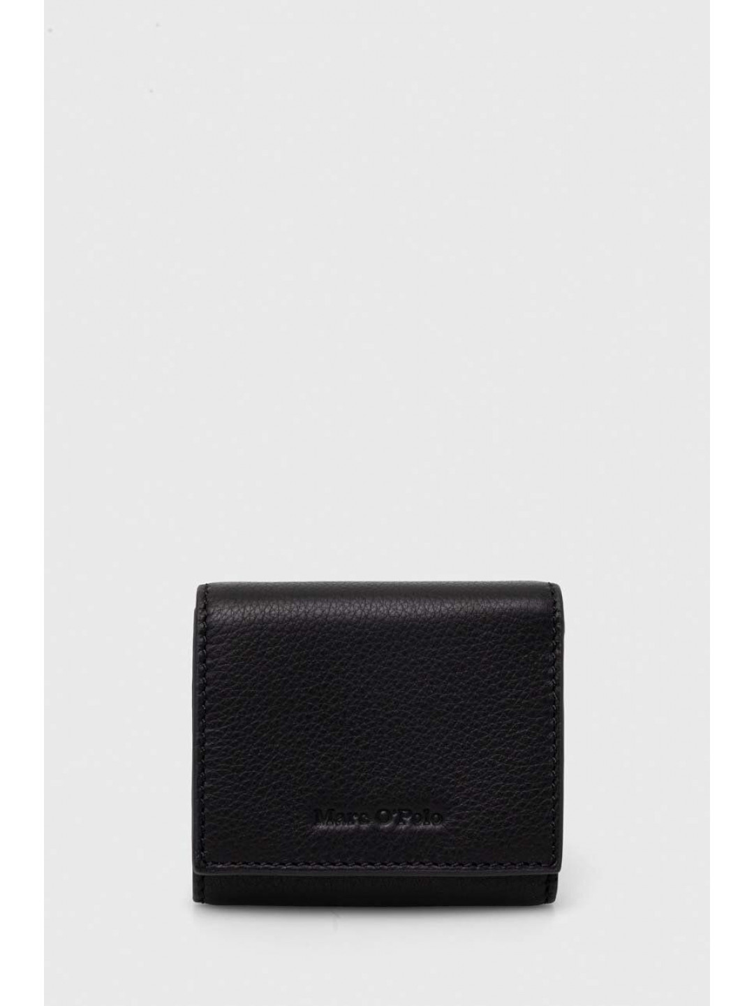 Kožená peněženka Marc O Polo černá barva