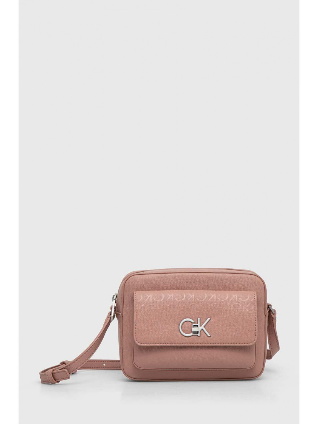 Kabelka Calvin Klein růžová barva K60K611565