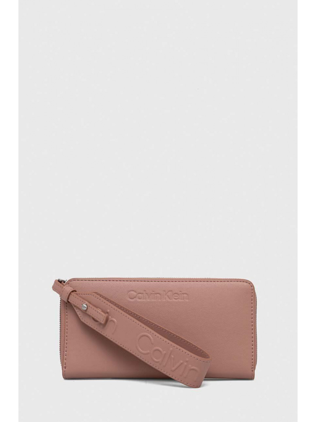 Peněženka Calvin Klein růžová barva K60K611388
