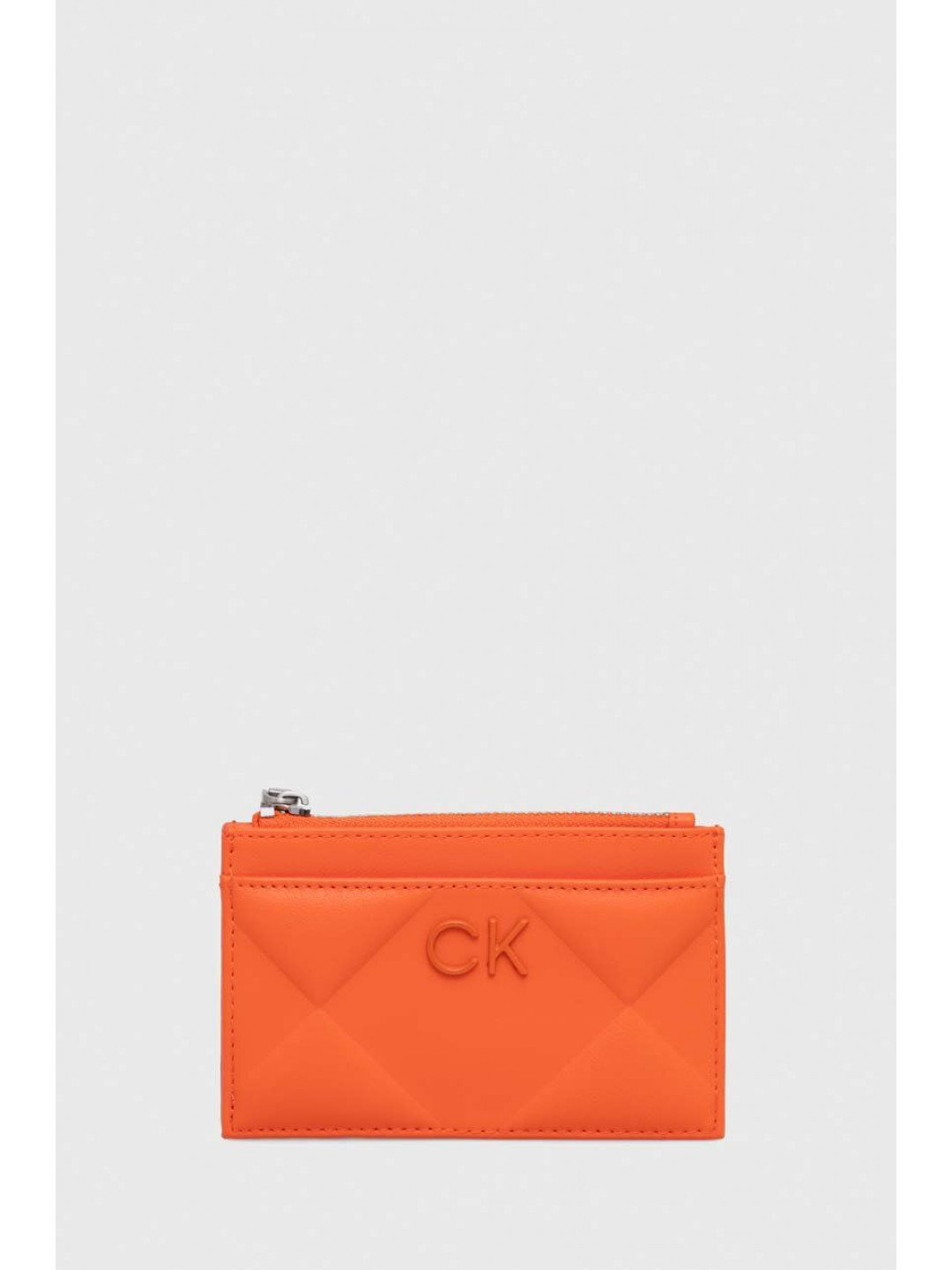 Peněženka Calvin Klein oranžová barva K60K611372