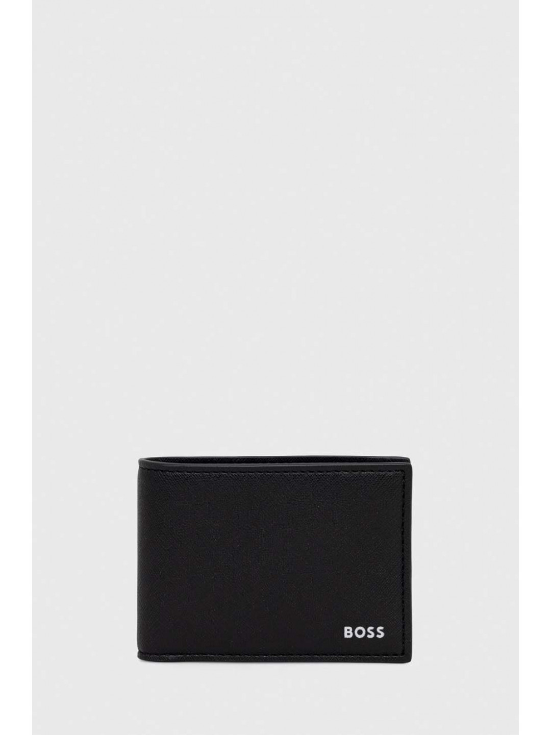 Kožená peněženka BOSS černá barva 50512129