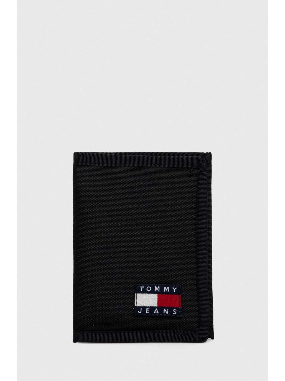 Peněženka Tommy Jeans černá barva AM0AM12083