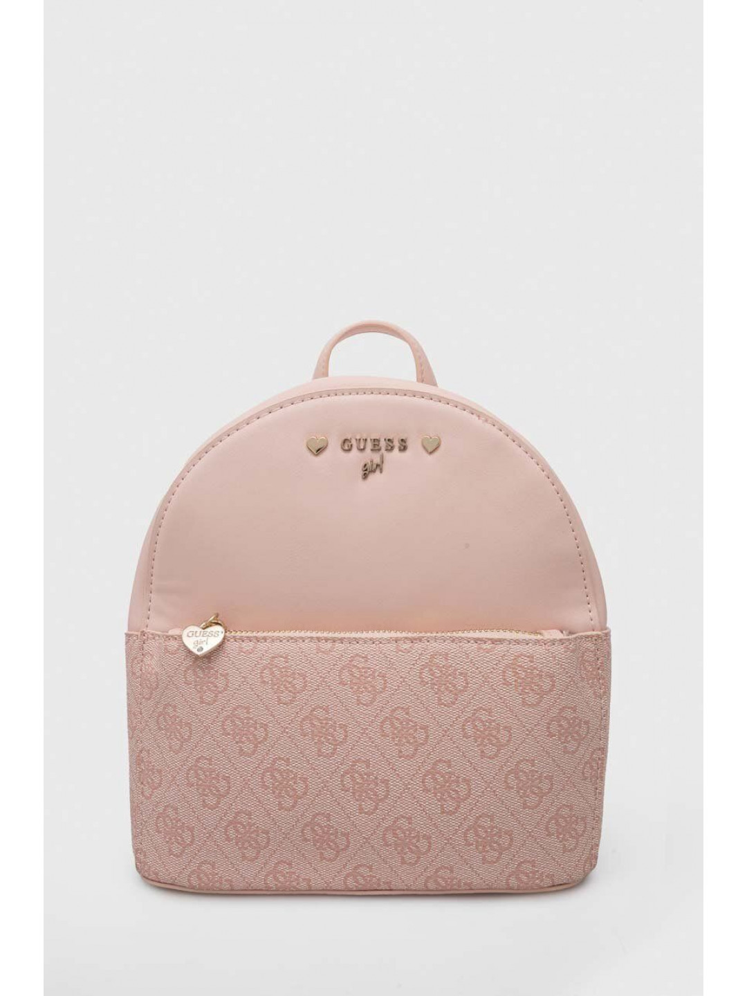 Dětský batoh Guess růžová barva malý vzorovaný