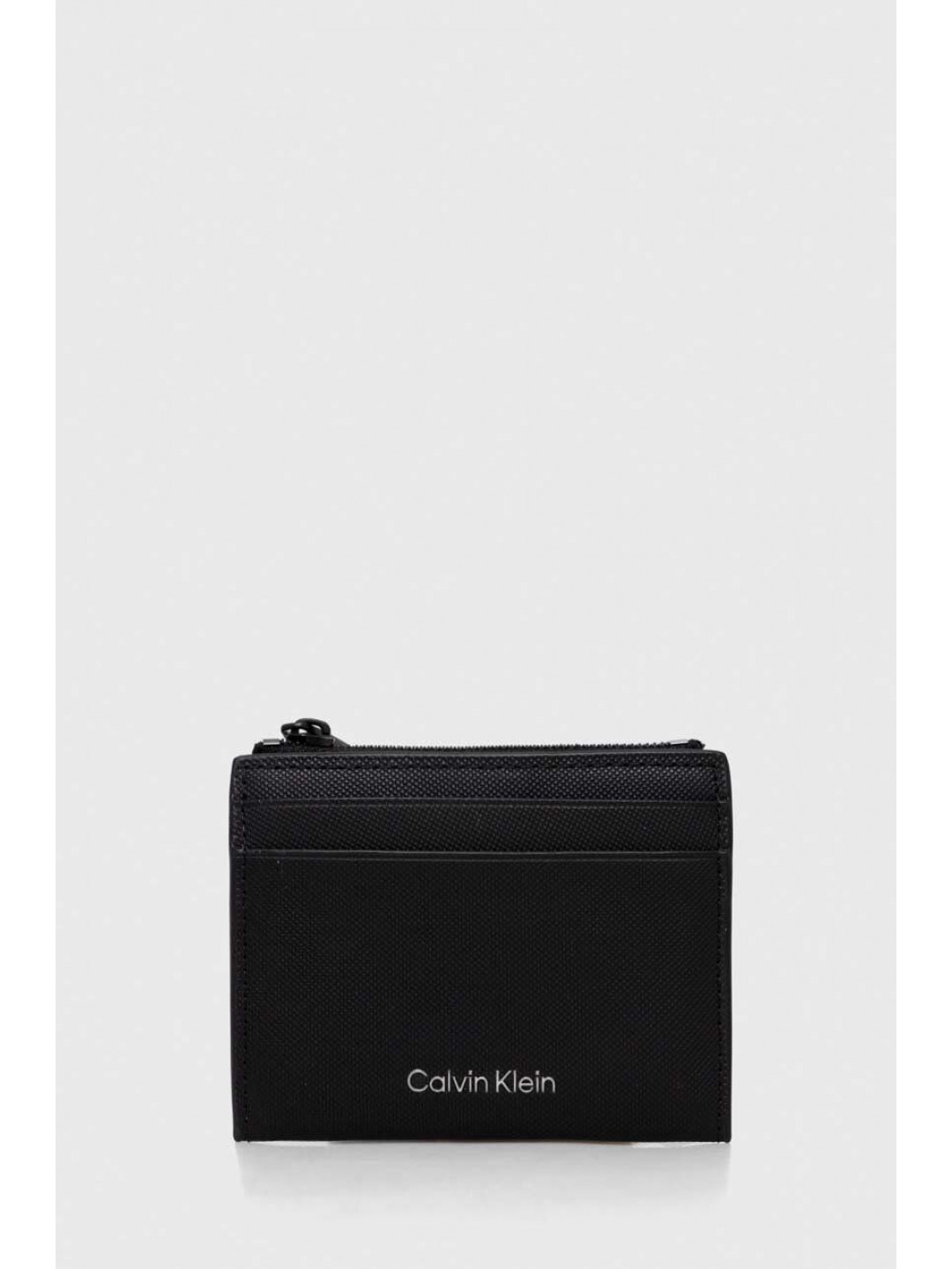 Kožená peněženka Calvin Klein černá barva K50K511282