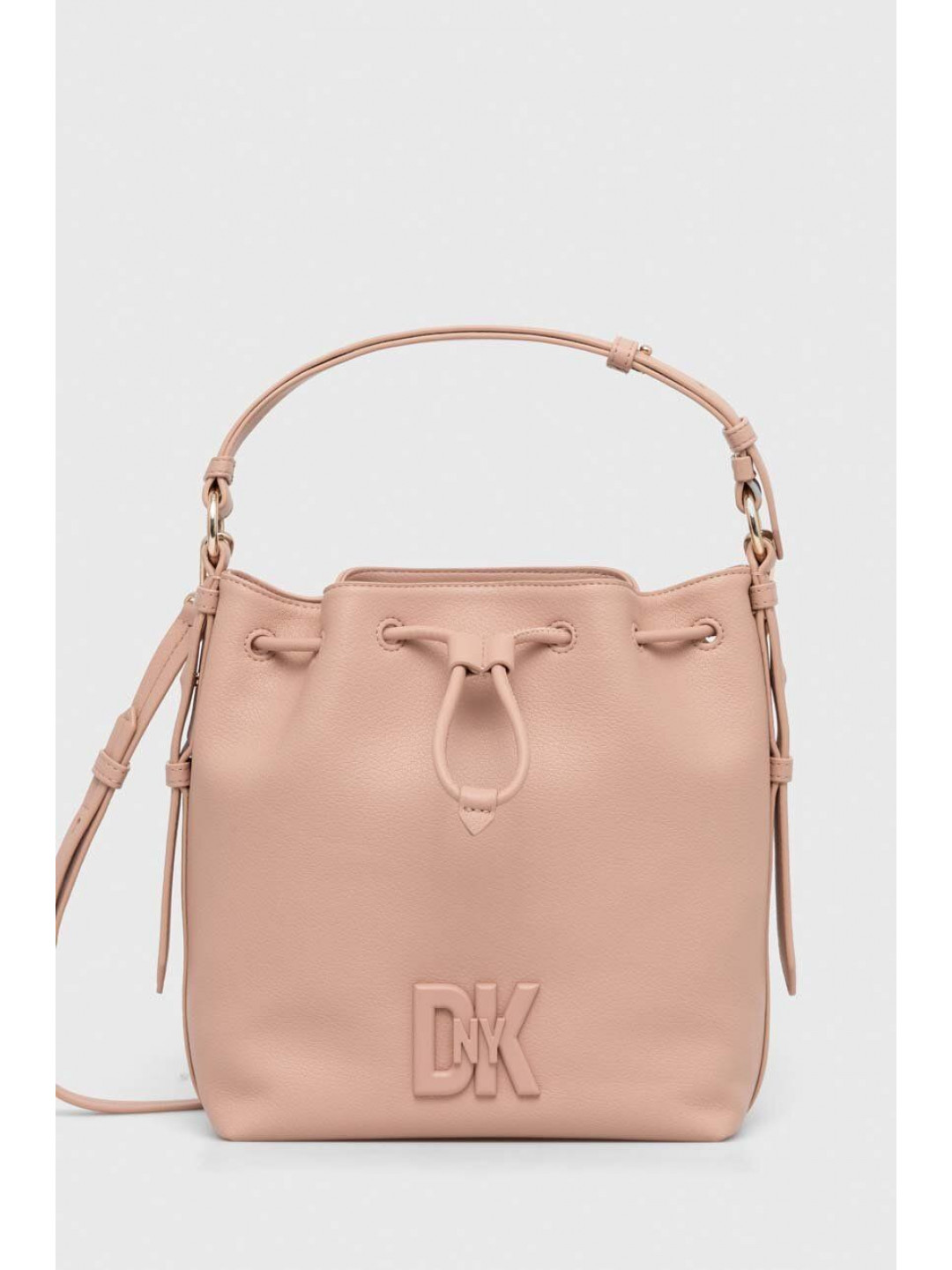 Kožená kabelka Dkny růžová barva R41JKC55