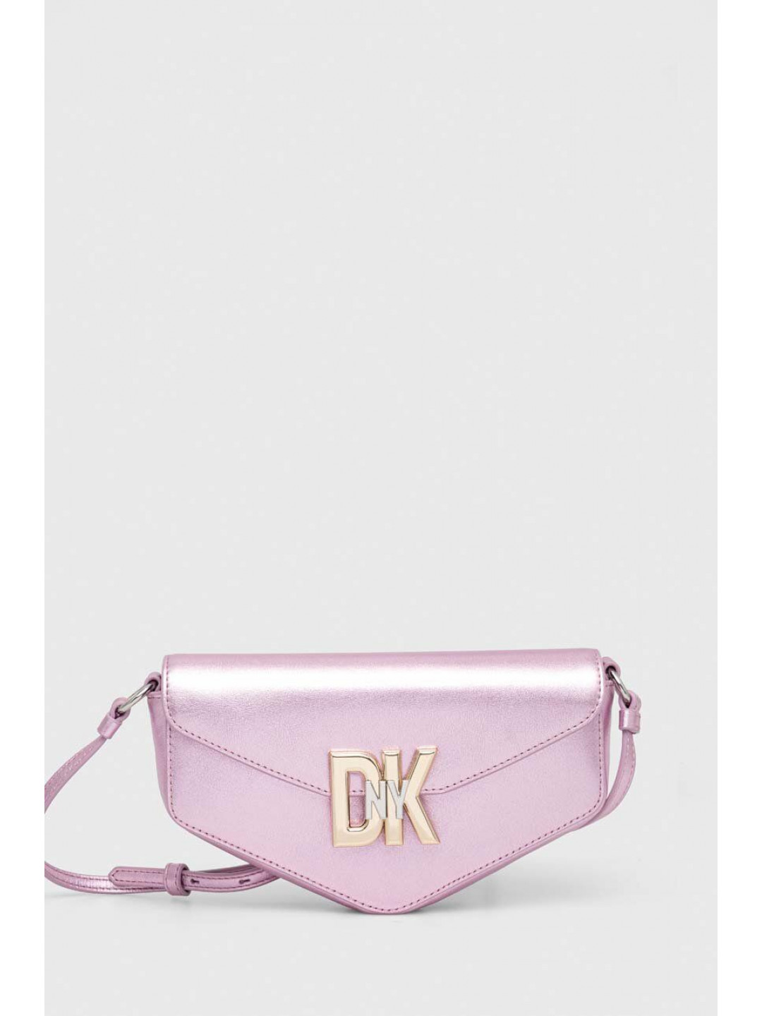 Kožená kabelka Dkny růžová barva R41EDC56
